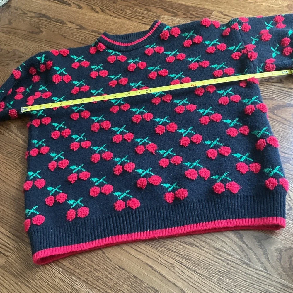 Cherry Patterned Sweater - Picture 7 of 12